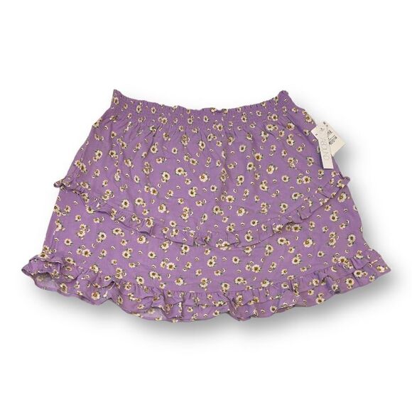 Abound Floral Ruffled Skirt Size Extra Large - Picture 1 of 5